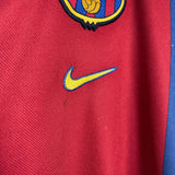 Shop 1998/00 BARCELONA GUARDIOLA #4 HOME SHIRT (L) NIKE, classic football shirts, vintage football shirts & retro soccer jerseys at Cult Kits