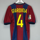 1998/00 BARCELONA GUARDIOLA 4 HOME SHIRT (M) ADIDAS - Cult Kits - Medium - Buy Vintage Football Shirts, Authentic Retro Football Shirts For Sale, Classic Football Shirts & Soccer Jersey