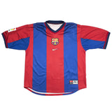 Buy 1998/00 Barcelona Guardiola 4 Home Shirt (XL) Nike ~ Free worldwide shipping ~ Authentic Vintage Football Shirts from Cult Kits