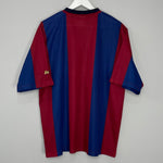 Shop 1998/00 BARCELONA HOME SHIRT (XL) BASIC NIKE, classic football shirts, vintage football shirts & retro soccer jerseys at Cult Kits