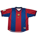Buy 1998/00 Barcelona Rivaldo 11 Home Shirt (L) Nike ~ Free worldwide shipping available ~ Authentic Vintage Football Shirts from Cult Kits