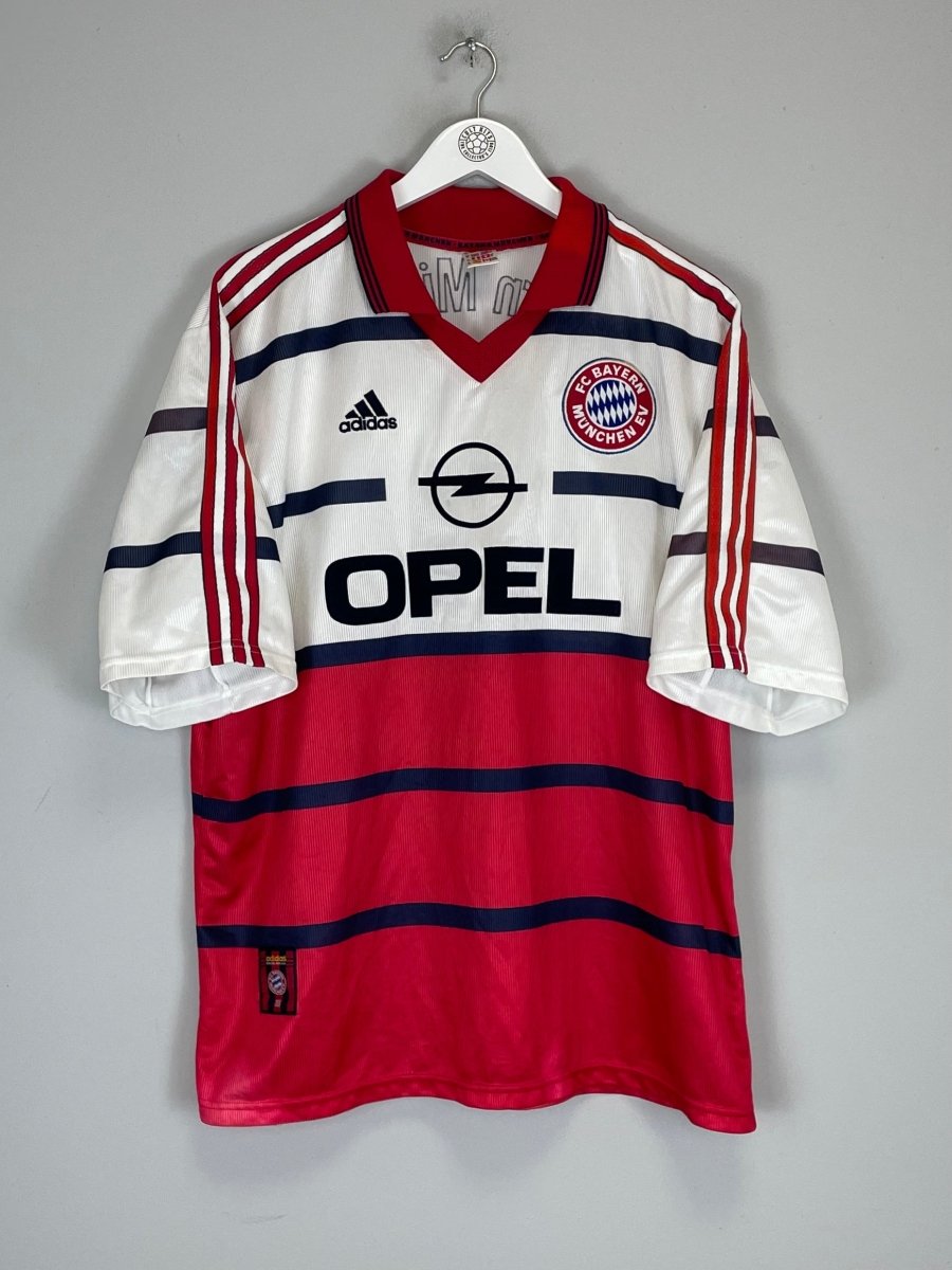 1998/00 BAYERN MUNICH HELMER 5 AWAY SHIRT (XL) ADIDAS - Cult Kits - XL - Buy Vintage Football Shirts, Authentic Retro Football Shirts For Sale, Classic Football Shirts & Soccer Jersey