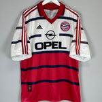 1998/00 BAYERN MUNICH HELMER 5 AWAY SHIRT (XL) ADIDAS - Cult Kits - XL - Buy Vintage Football Shirts, Authentic Retro Football Shirts For Sale, Classic Football Shirts & Soccer Jersey