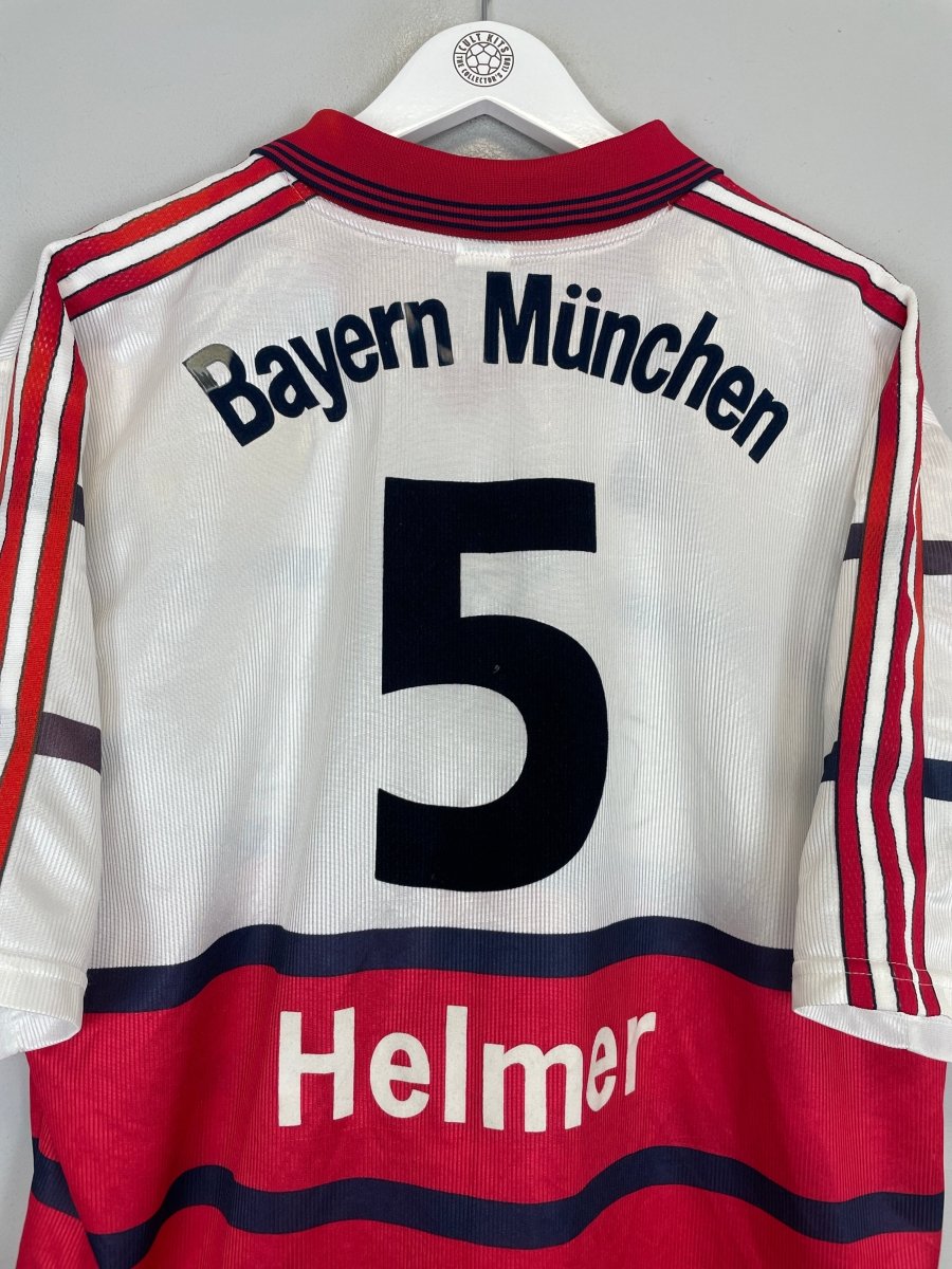 1998/00 BAYERN MUNICH HELMER 5 AWAY SHIRT (XL) ADIDAS - Cult Kits - XL - Buy Vintage Football Shirts, Authentic Retro Football Shirts For Sale, Classic Football Shirts & Soccer Jersey