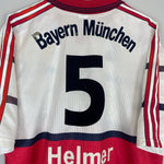1998/00 BAYERN MUNICH HELMER 5 AWAY SHIRT (XL) ADIDAS - Cult Kits - XL - Buy Vintage Football Shirts, Authentic Retro Football Shirts For Sale, Classic Football Shirts & Soccer Jersey