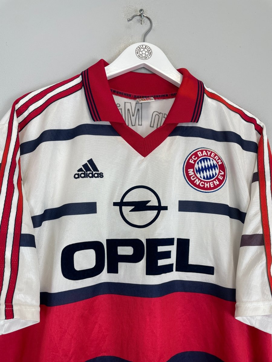 1998/00 BAYERN MUNICH HELMER 5 AWAY SHIRT (XL) ADIDAS - Cult Kits - XL - Buy Vintage Football Shirts, Authentic Retro Football Shirts For Sale, Classic Football Shirts & Soccer Jersey