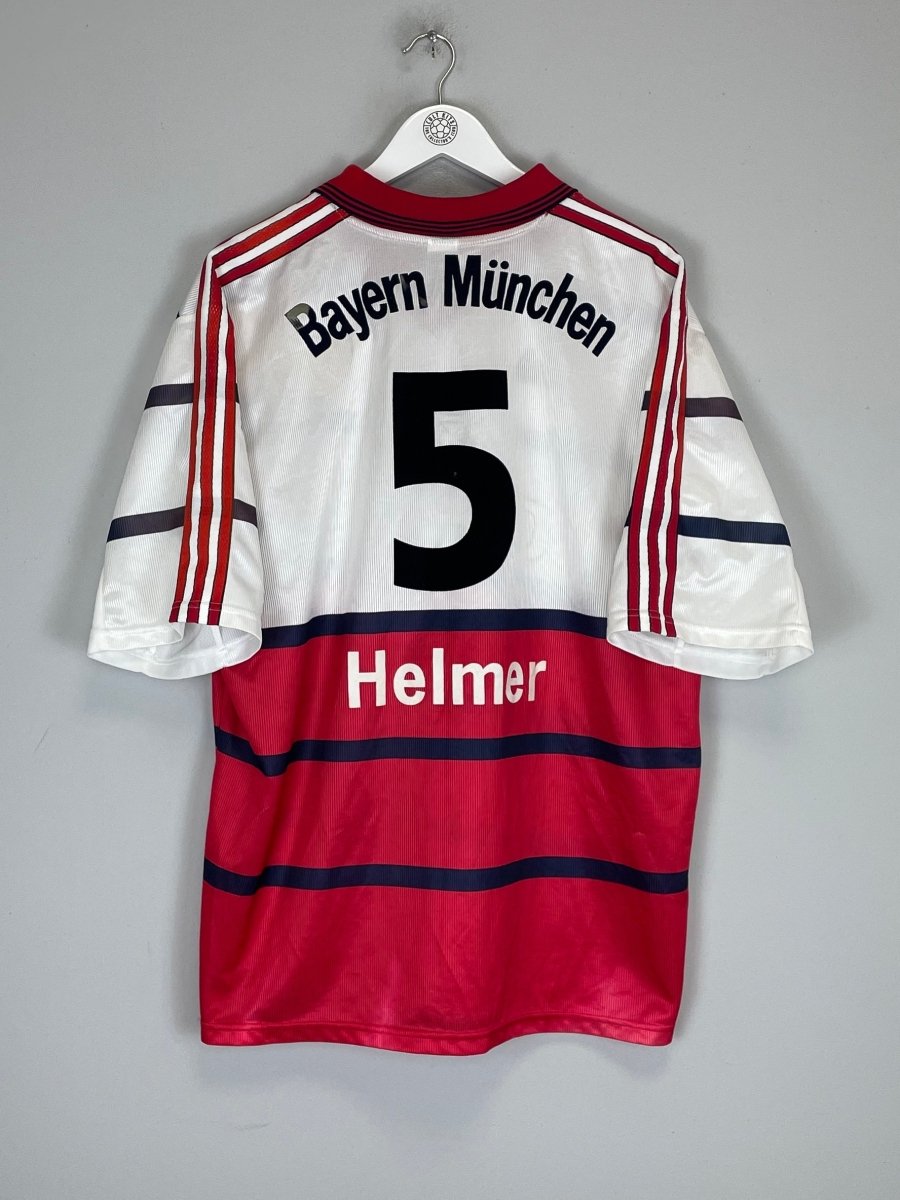 1998/00 BAYERN MUNICH HELMER 5 AWAY SHIRT (XL) ADIDAS - Cult Kits - XL - Buy Vintage Football Shirts, Authentic Retro Football Shirts For Sale, Classic Football Shirts & Soccer Jersey