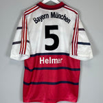 1998/00 BAYERN MUNICH HELMER 5 AWAY SHIRT (XL) ADIDAS - Cult Kits - XL - Buy Vintage Football Shirts, Authentic Retro Football Shirts For Sale, Classic Football Shirts & Soccer Jersey