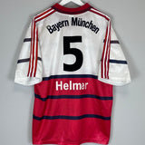 1998/00 BAYERN MUNICH HELMER 5 AWAY SHIRT (XL) ADIDAS - Cult Kits - XL - Buy Vintage Football Shirts, Authentic Retro Football Shirts For Sale, Classic Football Shirts & Soccer Jersey