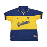 Buy 1998/00 BOCA JUNIORS HOME SHIRT (M) NIKE ~ Free worldwide shipping available ~ Authentic Vintage Football Shirts from Cult Kits