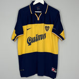 Shop 1998/00 BOCA JUNIORS HOME SHIRT (XL) NIKE, classic football shirts, vintage football shirts & retro soccer jerseys at Cult Kits