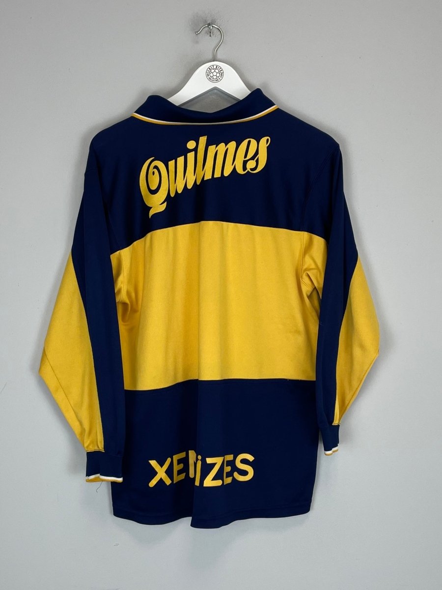 1998/00 BOCA JUNIORS L/S HOME SHIRT (M) NIKE - Cult Kits - Medium - Buy Vintage Football Shirts, Authentic Retro Football Shirts For Sale, Classic Football Shirts & Soccer Jersey