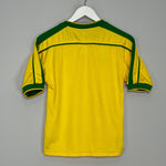 Shop 1998/00 BRAZIL HOME SHIRT (M.KIDS) NIKE, classic football shirts, vintage football shirts & retro soccer jerseys at Cult Kits