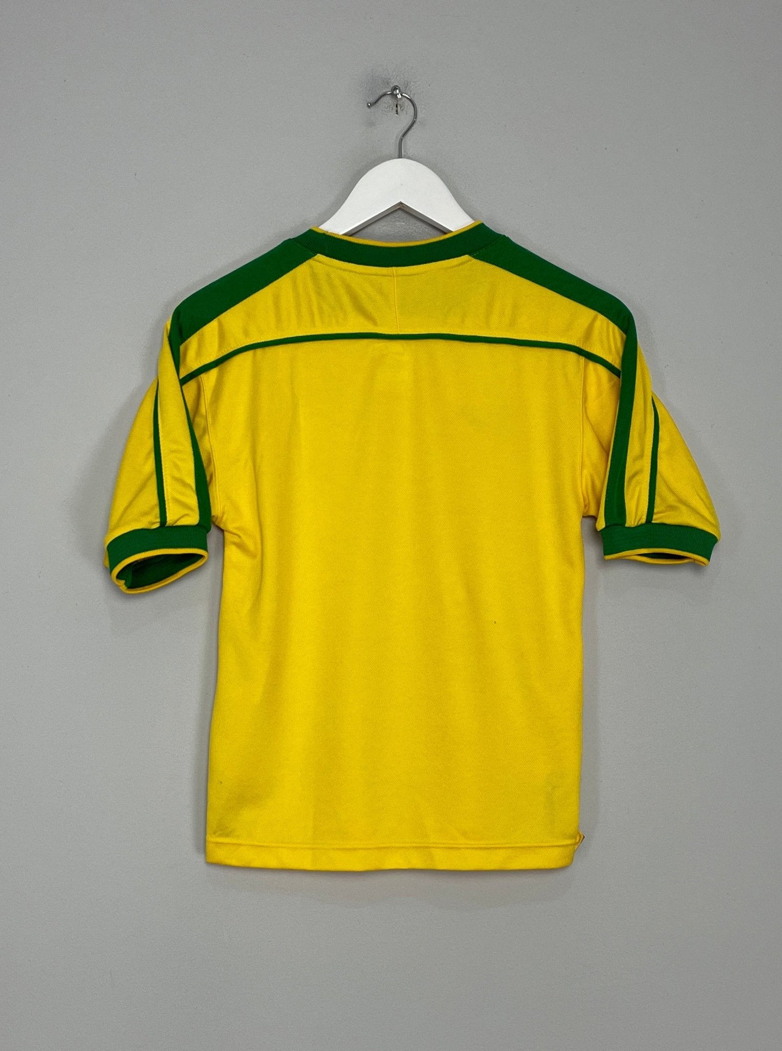Shop 1998/00 BRAZIL HOME SHIRT (M.KIDS) NIKE, classic football shirts, vintage football shirts & retro soccer jerseys at Cult Kits