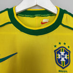 Shop 1998/00 BRAZIL HOME SHIRT (XL.KIDS) NIKE, classic football shirts, vintage football shirts & retro soccer jerseys at Cult Kits