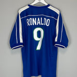 1998/00 BRAZIL RONALDO 9 AWAY SHIRT (XL) NIKE - Cult Kits - XL - Buy Vintage Football Shirts, Authentic Retro Football Shirts For Sale, Classic Football Shirts & Soccer Jersey