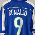 1998/00 BRAZIL RONALDO 9 AWAY SHIRT (XL) NIKE - Cult Kits - XL - Buy Vintage Football Shirts, Authentic Retro Football Shirts For Sale, Classic Football Shirts & Soccer Jersey