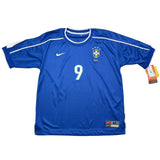 Buy 1998/00 Brazil Ronaldo 9 *BNWT* Away Shirt (M) Nike ~ Free worldwide shipping available ~ Authentic Vintage Football Shirts from Cult Kits