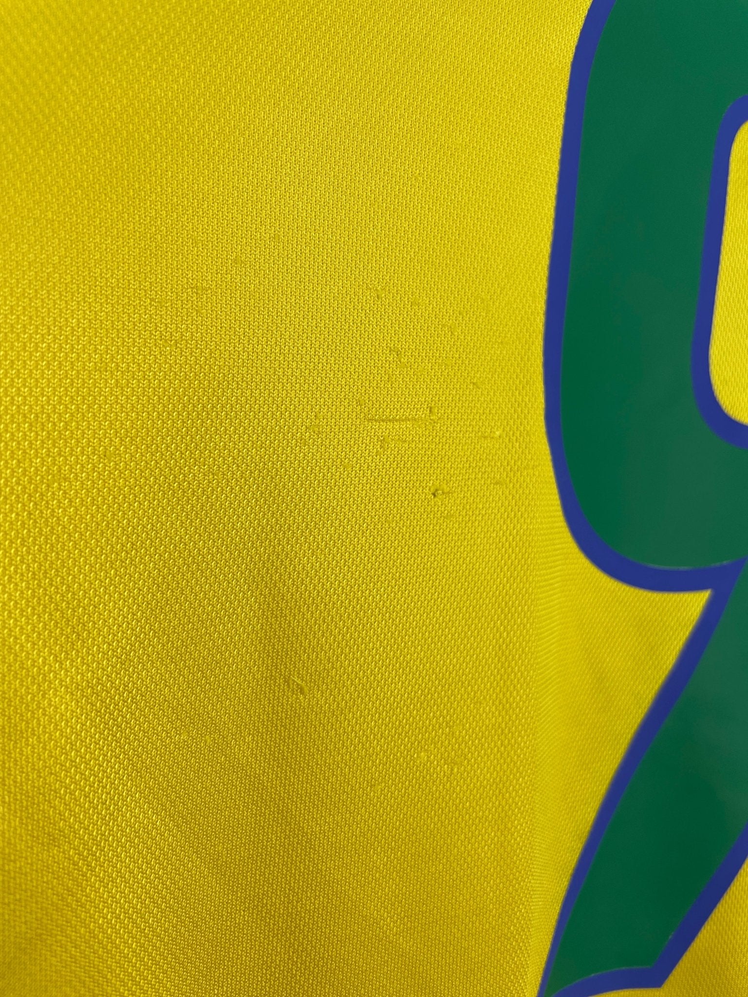 Shop 1998/00 BRAZIL RONALDO #9 HOME SHIRT (L) NIKE, classic football shirts, vintage football shirts & retro soccer jerseys at Cult Kits