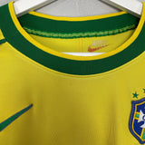 Shop 1998/00 BRAZIL RONALDO #9 HOME SHIRT (M) NIKE, classic football shirts, vintage football shirts & retro soccer jerseys at Cult Kits