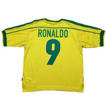 Buy 1998/00 Brazil Ronaldo 9 Home Shirt (M) Nike ~ Free worldwide shipping available ~ Authentic Vintage Football Shirts from Cult Kits