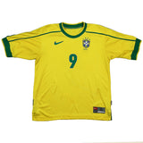 Buy 1998/00 BRAZIL RONALDO 9 HOME SHIRT (S) NIKE ~ Free worldwide shipping available ~ Authentic Vintage Football Shirts from Cult Kits
