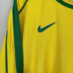 Shop 1998/00 BRAZIL RONALDO #9 HOME SHIRT (XL) NIKE, classic football shirts, vintage football shirts & retro soccer jerseys at Cult Kits