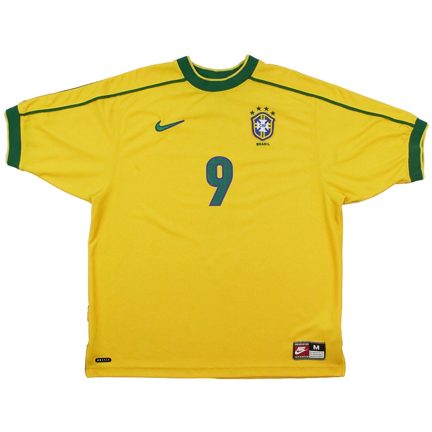 1998 Brazil Nike football shirt - view 2 - Cult Kits