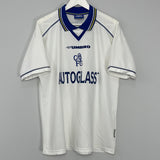 Shop 1998/00 CHELSEA ZOLA #25 AWAY SHIRT (L) UMBRO, classic football shirts, vintage football shirts & retro soccer jerseys at Cult Kits