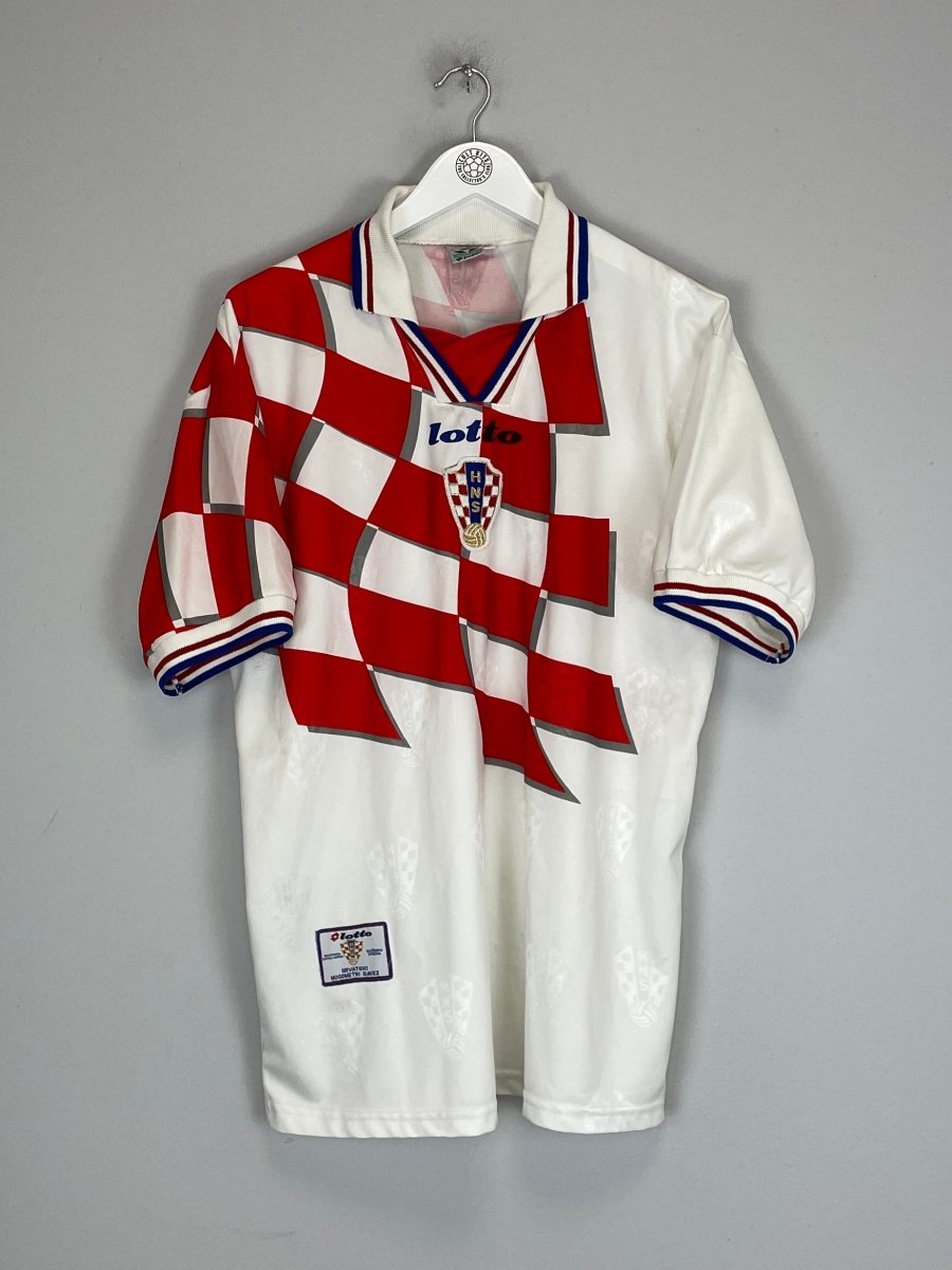 1998/00 CROATIA HOME SHIRT (L) LOTTO - Cult Kits - Large - Buy Vintage Football Shirts, Authentic Retro Football Shirts For Sale, Classic Football Shirts & Soccer Jersey