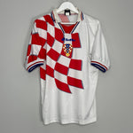 Shop 1998/00 CROATIA HOME SHIRT (M) LOTTO, classic football shirts, vintage football shirts & retro soccer jerseys at Cult Kits