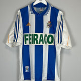 1998/00 DEPORTIVO LA CORUNA HOME SHIRT (L) ADIDAS - Cult Kits - Large - Buy Vintage Football Shirts, Authentic Retro Football Shirts For Sale, Classic Football Shirts & Soccer Jersey