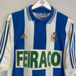 1998/00 DEPORTIVO LA CORUNA HOME SHIRT (L) ADIDAS - Cult Kits - Large - Buy Vintage Football Shirts, Authentic Retro Football Shirts For Sale, Classic Football Shirts & Soccer Jersey