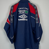 Shop 1998/00 ENGLAND JACKET (L) UMBRO, classic football shirts, vintage football shirts & retro soccer jerseys at Cult Kits