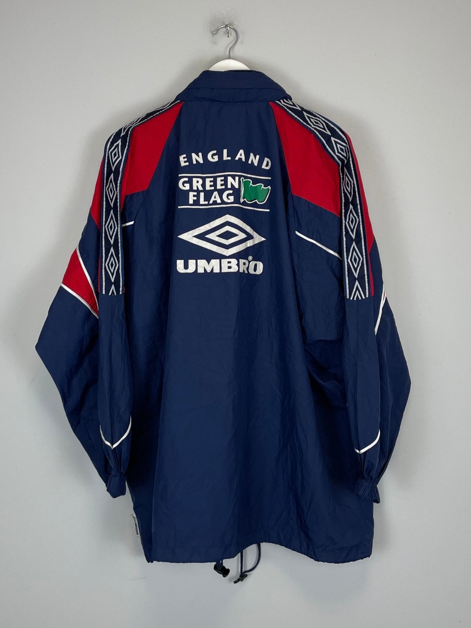 Shop 1998/00 ENGLAND JACKET (L) UMBRO, classic football shirts, vintage football shirts & retro soccer jerseys at Cult Kits