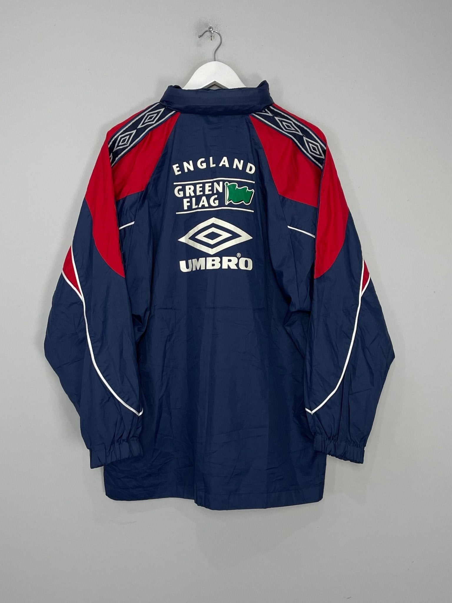 Shop 1998/00 ENGLAND TRACK JACKET (S) UMBRO, classic football shirts, vintage football shirts & retro soccer jerseys at Cult Kits