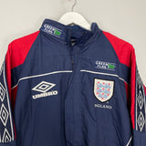 Shop 1998/00 ENGLAND TRACK JACKET (S) UMBRO, classic football shirts, vintage football shirts & retro soccer jerseys at Cult Kits