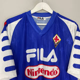 Shop 1998/00 FIORENTINA TRAINING SHIRT (XL) FILA, classic football shirts, vintage football shirts & retro soccer jerseys at Cult Kits