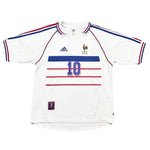 Buy 1998/00 FRANCE ZIDANE 10 AWAY SHIRT (M) ADIDAS ~ Free worldwide shipping available ~ Authentic Vintage Football Shirts from Cult Kits