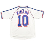 Buy 1998/00 FRANCE ZIDANE 10 AWAY SHIRT (M) ADIDAS ~ Free worldwide shipping available ~ Authentic Vintage Football Shirts from Cult Kits