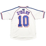 Buy 1998/00 FRANCE ZIDANE 10 AWAY SHIRT (M) ADIDAS ~ Free worldwide shipping available ~ Authentic Vintage Football Shirts from Cult Kits