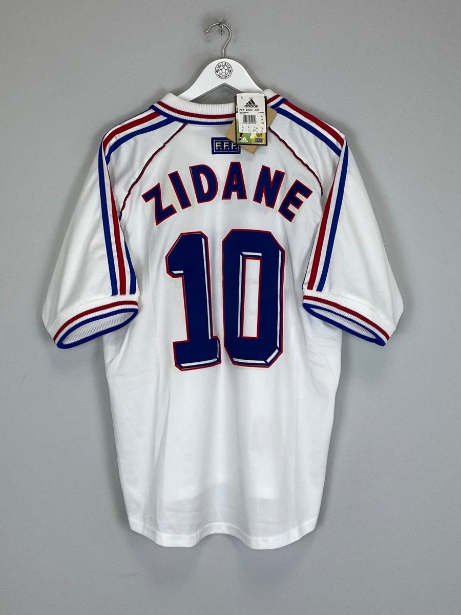 1998/00 FRANCE ZIDANE 10 BNWT** AWAY SHIRT (L) ADIDAS - Cult Kits - Large - Buy Vintage Football Shirts, Authentic Retro Football Shirts For Sale, Classic Football Shirts & Soccer Jersey