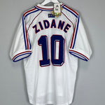 1998/00 FRANCE ZIDANE 10 BNWT** AWAY SHIRT (L) ADIDAS - Cult Kits - Large - Buy Vintage Football Shirts, Authentic Retro Football Shirts For Sale, Classic Football Shirts & Soccer Jersey