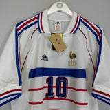 1998/00 FRANCE ZIDANE 10 BNWT** AWAY SHIRT (L) ADIDAS - Cult Kits - Large - Buy Vintage Football Shirts, Authentic Retro Football Shirts For Sale, Classic Football Shirts & Soccer Jersey