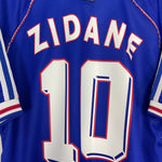Shop 1998/00 FRANCE ZIDANE #10 HOME SHIRT (L) ADIDAS, classic football shirts, vintage football shirts & retro soccer jerseys at Cult Kits