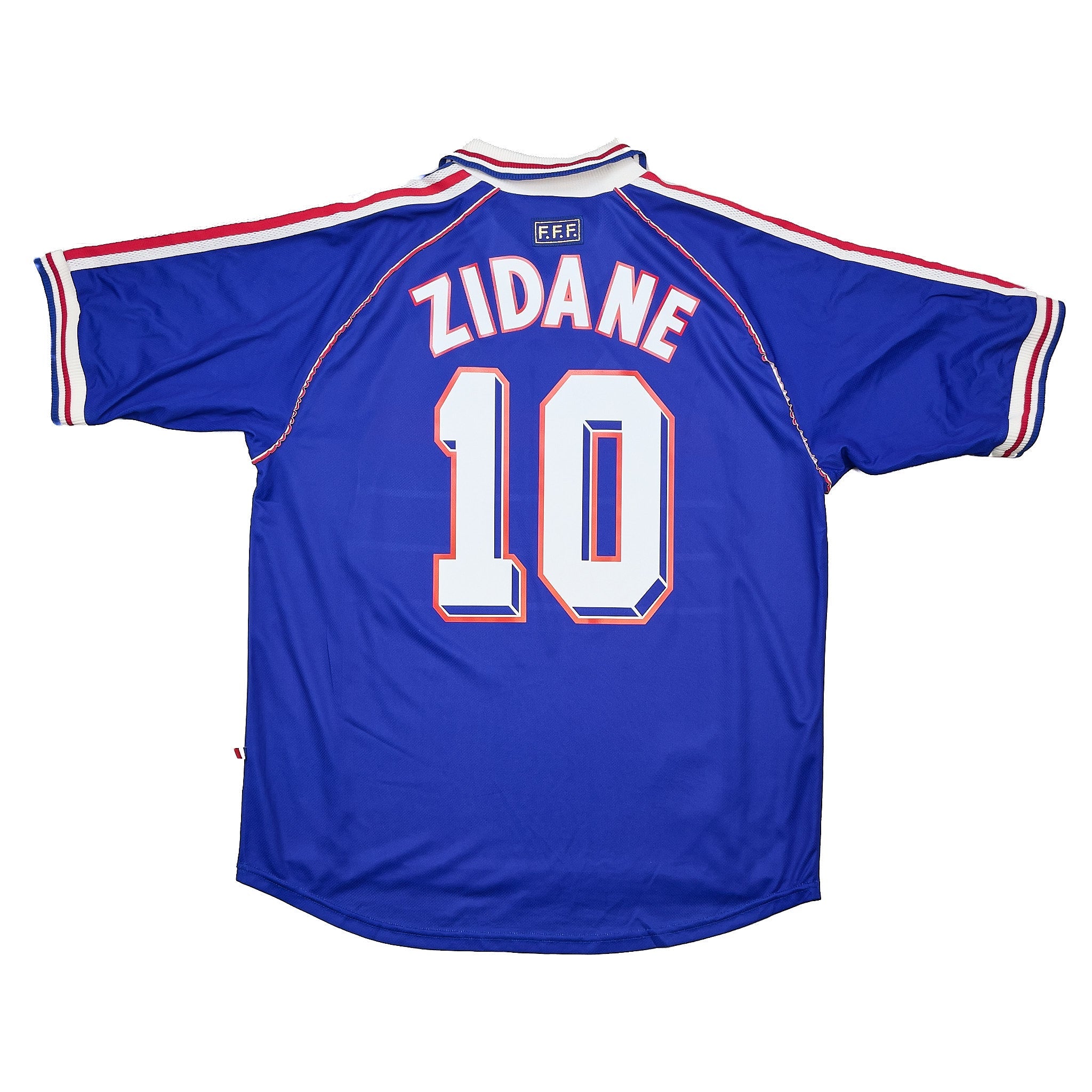 Buy 1998/00 France Zidane 10 Home Shirt (L) Adidas ~ Free worldwide shipping ~ Authentic Vintage Football Shirts from Cult Kits