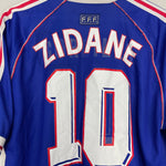 Shop 1998/00 FRANCE ZIDANE #10 HOME SHIRT (L) ADIDAS, classic football shirts, vintage football shirts & retro soccer jerseys at Cult Kits