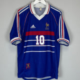 1998/00 FRANCE ZIDANE 10 HOME SHIRT (M) ADIDAS - Cult Kits - Medium - Buy Vintage Football Shirts, Authentic Retro Football Shirts For Sale, Classic Football Shirts & Soccer Jersey