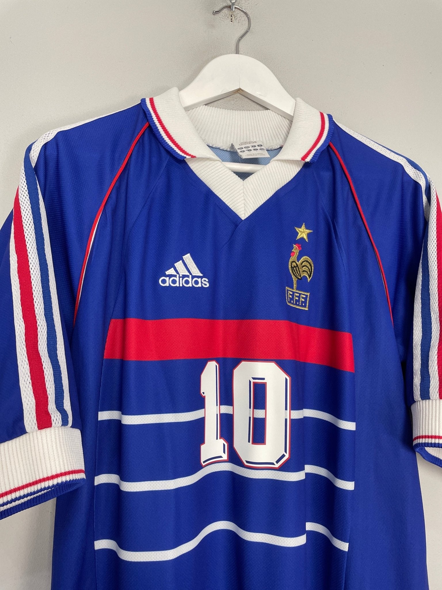 1998/00 FRANCE ZIDANE #10 HOME SHIRT (M) ADIDAS – Cult Kits