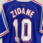 Shop 1998/00 FRANCE ZIDANE #10 HOME SHIRT (XL) ADIDAS, classic football shirts, vintage football shirts & retro soccer jerseys at Cult Kits